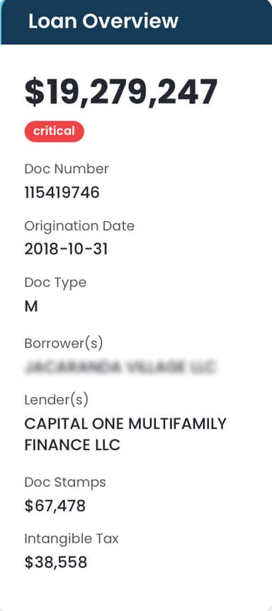 Loan overview